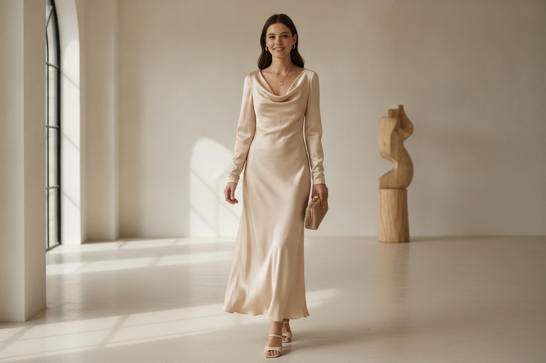 is it best silk layered dresses for day to night Dress Wedding Guest: Style Rules – SILKSILKY stylish silk dress design