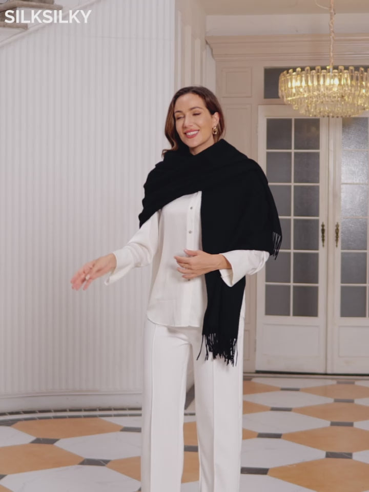 SilkSilky  Wool Scarf video 001