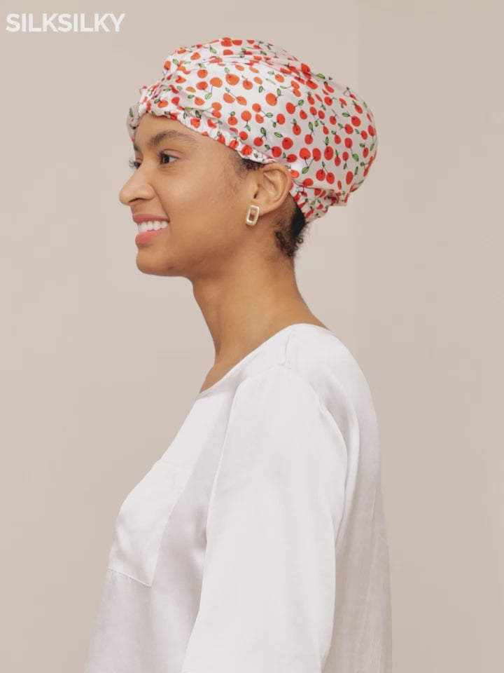 SilkSilky Pure Silk Sleep Cap-video-001