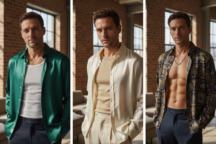 What to Wear Under a Men’s Silk Shirt: Tank, Undershirt, or Nothing cover