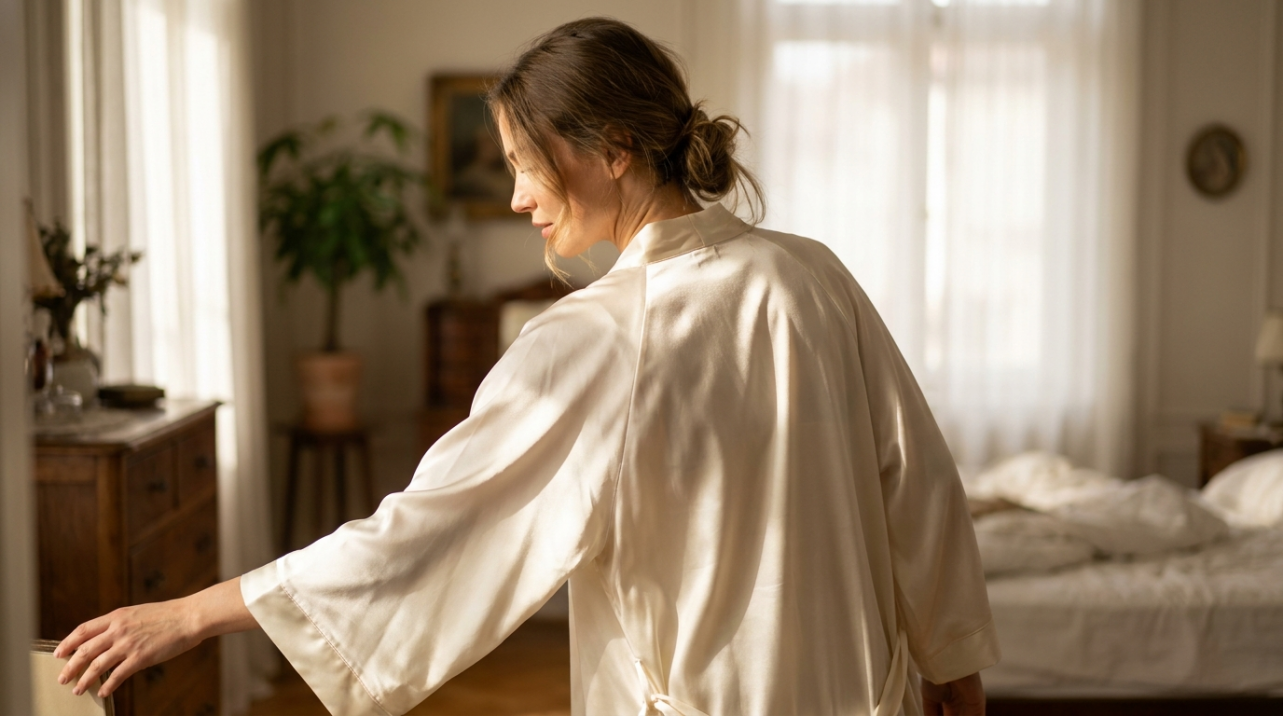 Silk Robe Tight Across Back? Raglan vs. Set-In Sleeves – SILKSILKY