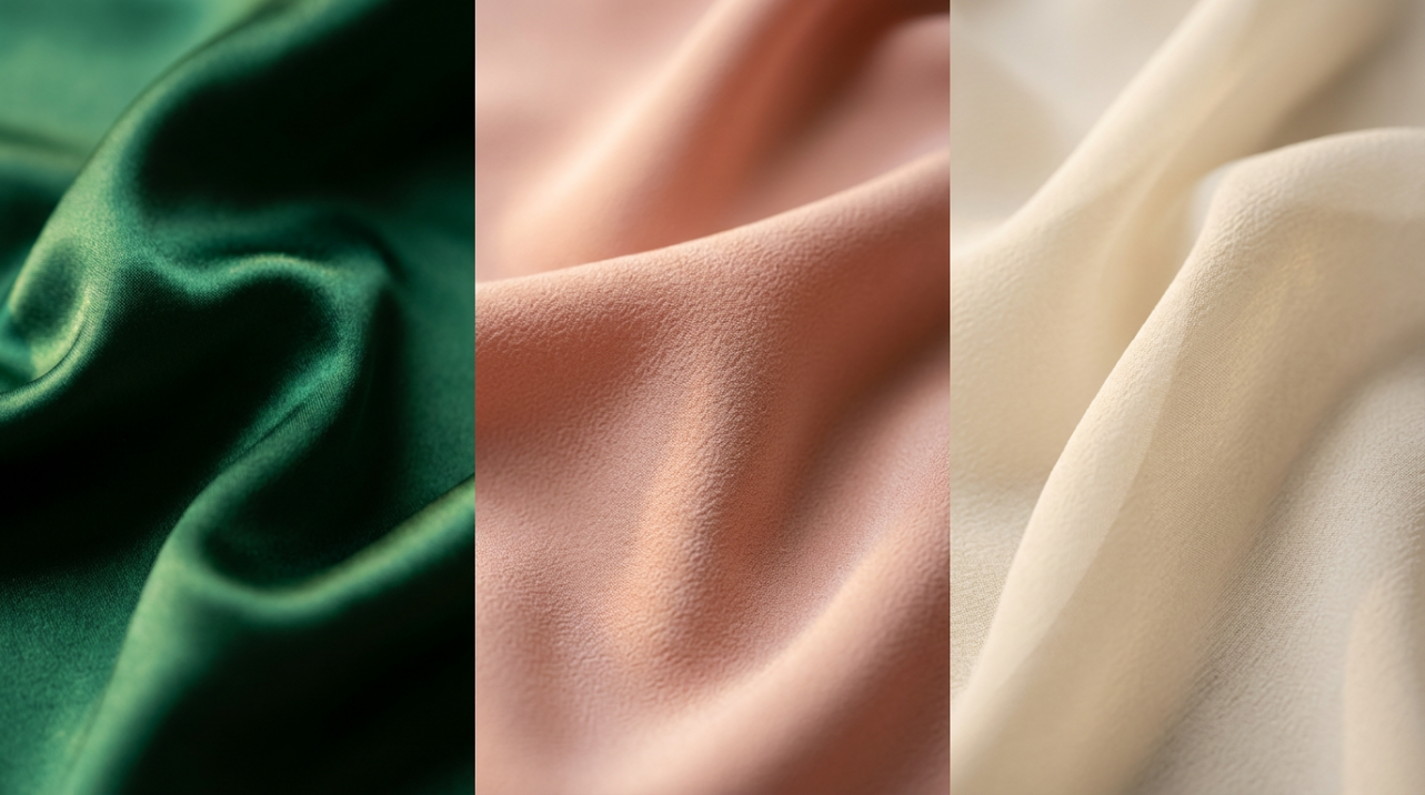 Charmeuse, Crepe de Chine, Georgette: A Guide to Different Silk Weaves