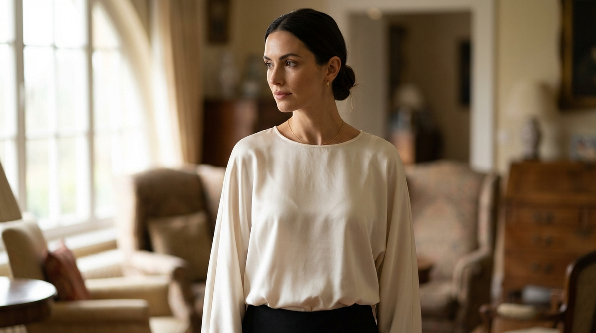 How to Prevent Your Bra from Showing Through a Silk Blouse