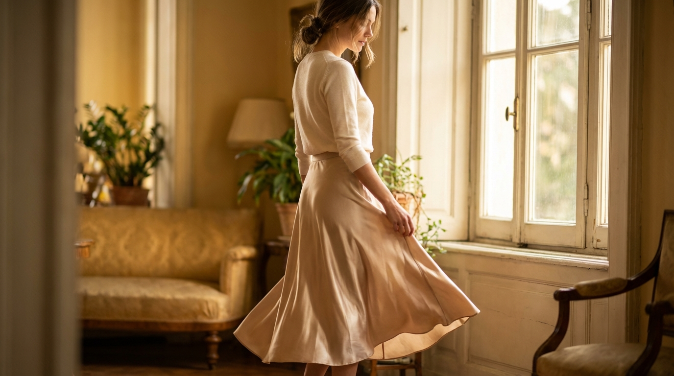 How to Stop Static Cling on a Silk Dress or Skirt