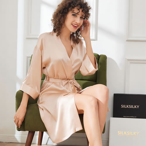 Luxury Silk Robes & Kimonos | Men & Women | SilkSilky – SILKSILKY