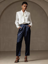 [Dark Blue] SilkSilky  Women's Pants 003