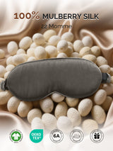 [Dark Gray] SilkSilky  22Momme Eye Mask 002
