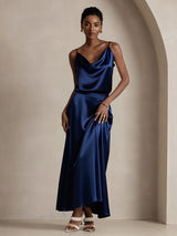 [Dark Blue] SilkSilky  Skirt 006