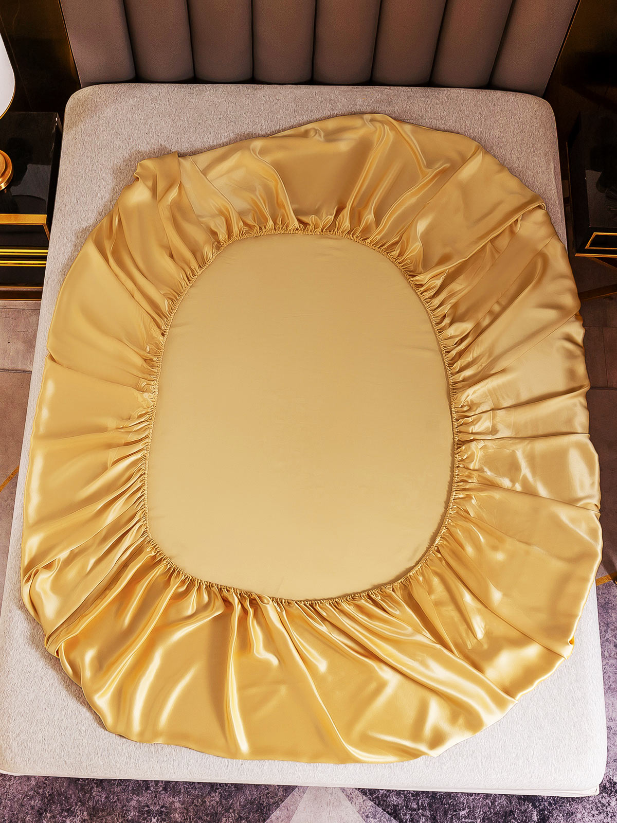[Champagne] SilkSilky  19Momme Pure Silk Bedding Set 003