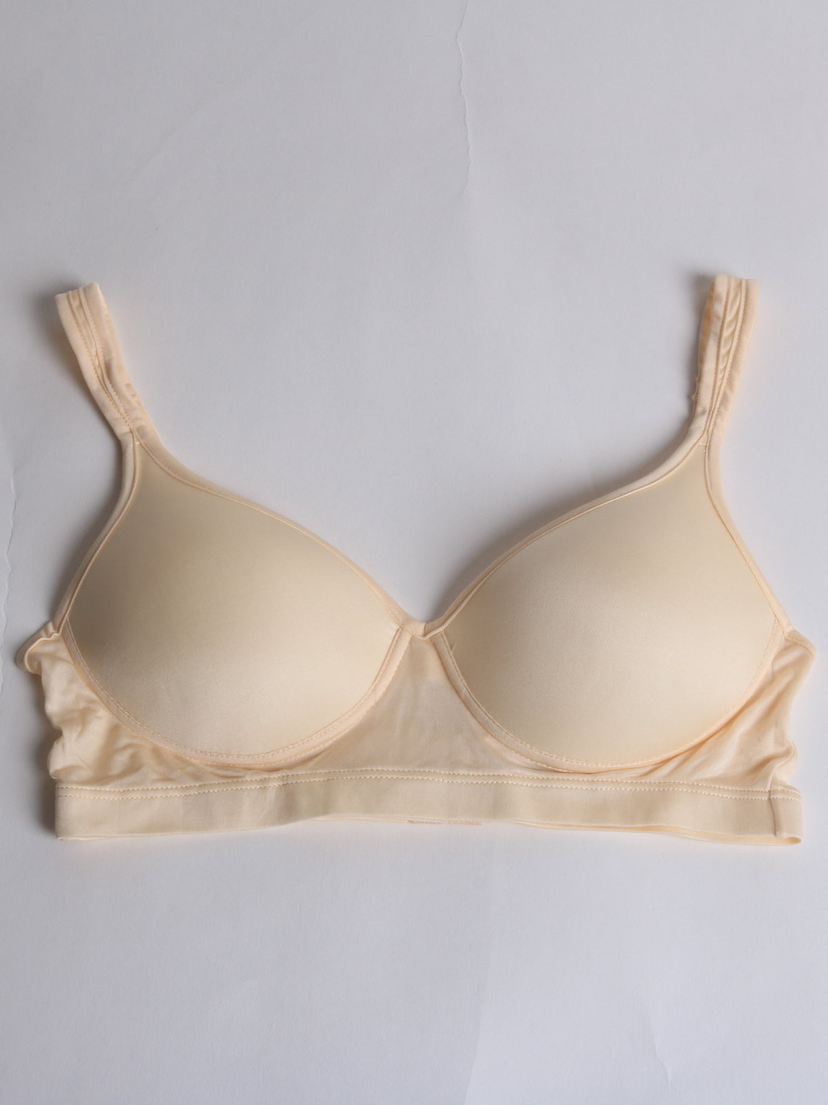 Mulberry Silk Bralette Tops Double Sided Pure Silk Bra Wirefree Ultra Thin  Bra Soft Smooth Triangle Bra : : Clothing, Shoes & Accessories