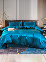 [Teal] SilkSilky  22Momme Bedding Set 001