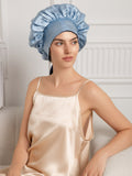 SilkSilky  Pure Silk Sleep Cap DarkBlue 008