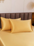 SilkSilky US 22Momme Pure Silk Pillowcase Champagne 003