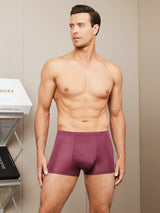 [Wine] SilkSilky  100% Silk Jersey Men's Underwear 001