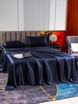[Dark Blue] SilkSilky  22Momme Pure Silk Bedding Set 005,