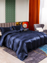 [Dark Blue] SilkSilky  25Momme Bedding Set 001