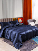 [Dark Blue] SilkSilky  22Momme Bedding Set 002