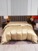 [Beige] SilkSilky  22Momme Duvet Covers 001