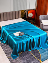 [Teal] SilkSilky  22Momme Sheet 002