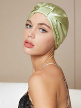 [Light Green] SilkSilky  Sleep Cap 001
