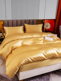 SilkSilky US 22Momme Pure Silk Bedding Set Champagne 002