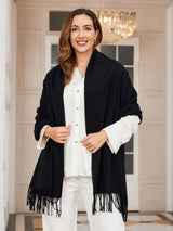 [Black] SilkSilky  Scarf 002