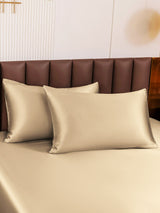 [Beige] SilkSilky  22Momme Pure Silk Pillowcase 001