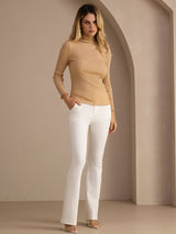 [Moonstone] SilkSilky  Long Sleeve Turtle Neck Women's T-Shirt 007
