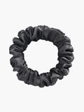 SilkSilky  19Momme Pure Silk Scrunchie Black 004