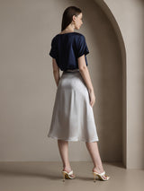 [Light Gray] SilkSilky  Skirt 006