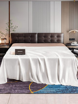 [White] SilkSilky  22Momme Sheet 001