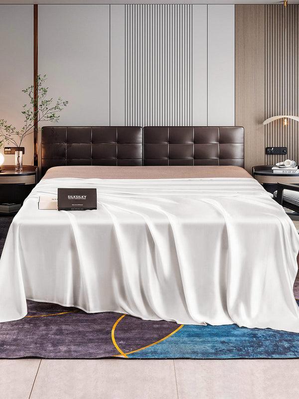 22Momme Mulberry Silk Seamless Flat Sheet (Without Pillowcases)