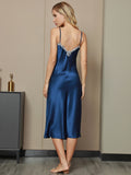 SilkSilky-US-19Momme-Pure-Silk-Sleeveless-V-Neck-Dress-Blue-002