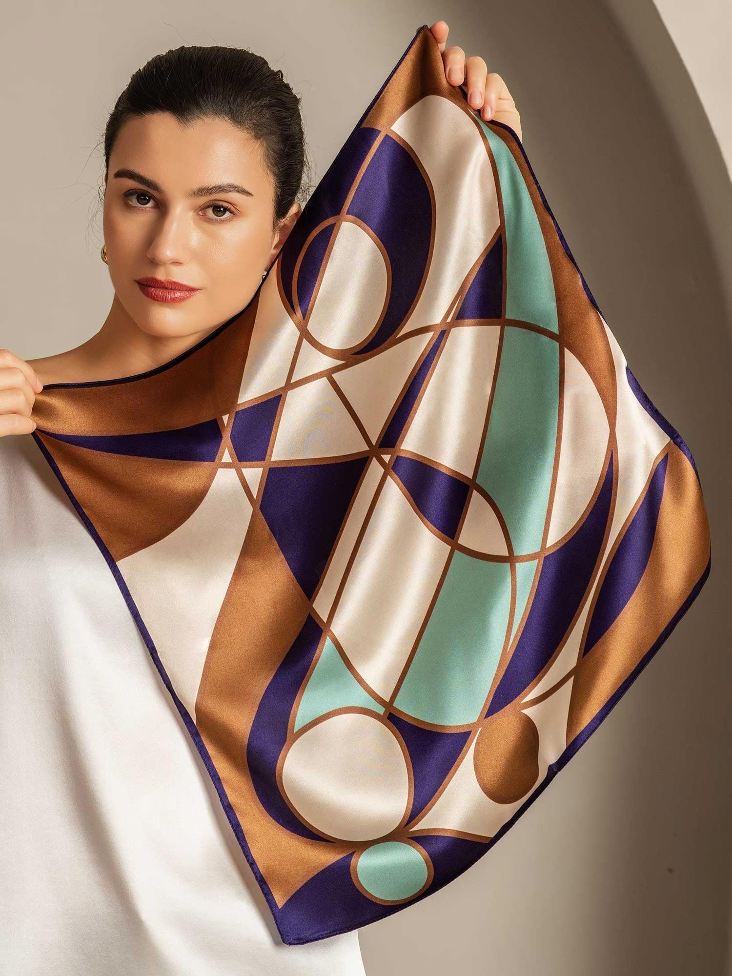 [P104] SilkSilky  Pure Silk Scarf 002,