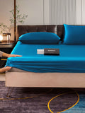 SilkSilky US 22Momme Pure Silk Bedding Set Teal 004