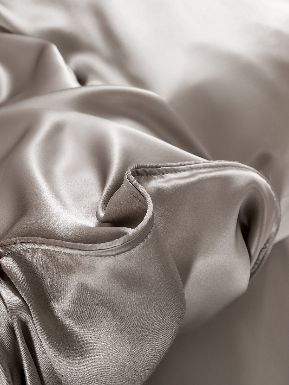 [Gray] SilkSilky  25Momme Pure Silk Bedding Set 007