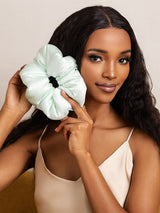 [Mint Green] SilkSilky  Scrunchie 002
