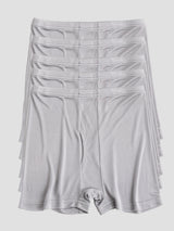 [Gray] SilkSilky  100% Silk Jersey Men's Underwear 002