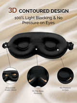 [Black] SilkSilky  22Momme Eye Mask 004