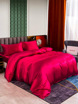 [Wine] SilkSilky  25Momme Bedding Set 006
