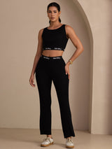 [Black] SilkSilky Womens Pants 005