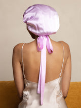 [Lavender] SilkSilky  Sleep Cap 005
