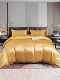 SilkSilky US 22Momme Pure Silk Bedding Set Champagne 002