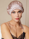 SilkSilky US Pure Silk Sleep Cap PaleMauve 002