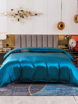 [Teal] SilkSilky  19Momme Duvet Covers 002