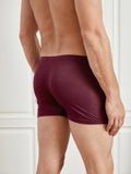 SilkSilky US Silk Knitted Mens Underwear Wine 005