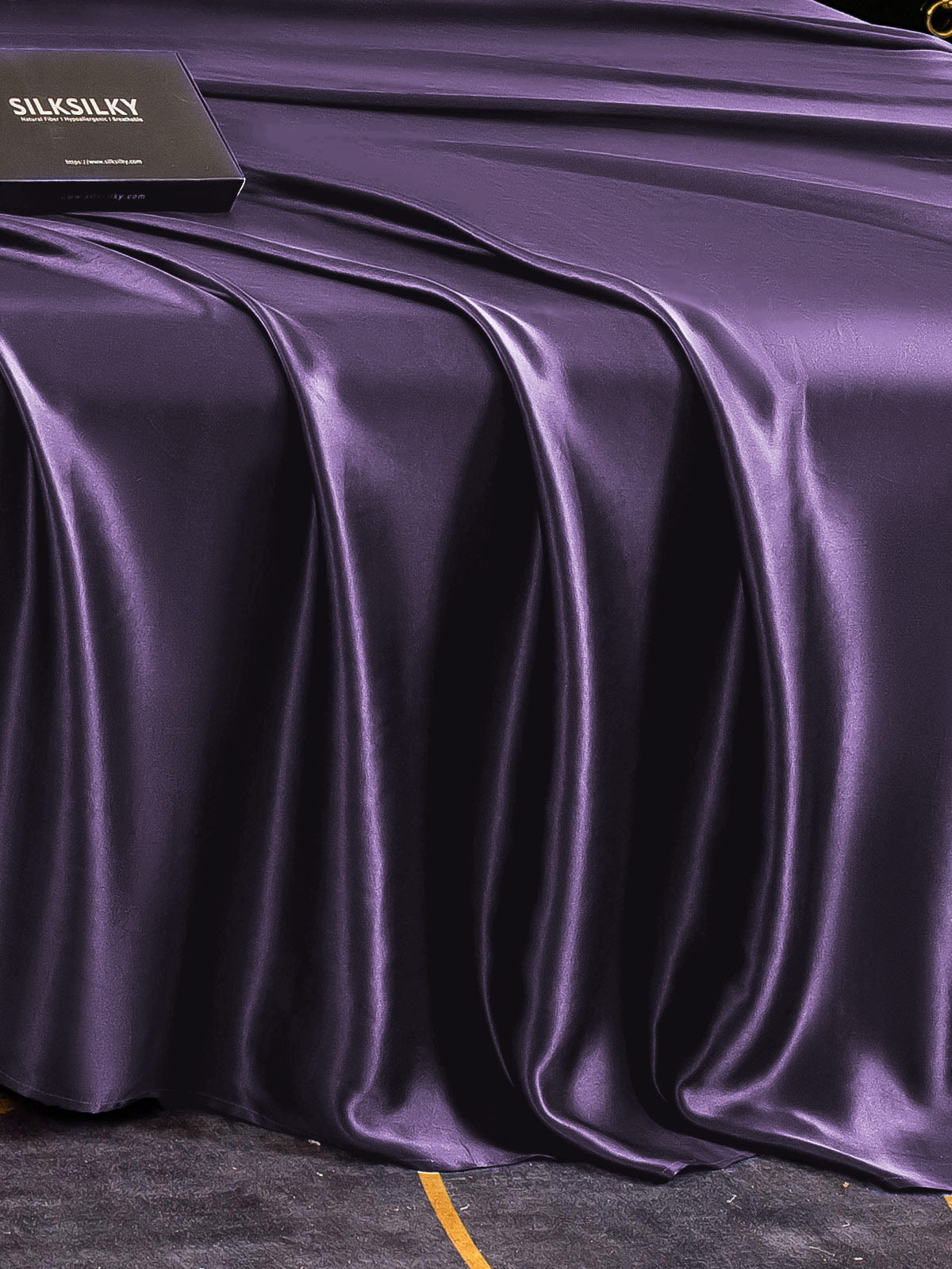 [Deep Purple] SilkSilky  25Momme Pure Silk Sheet 003
