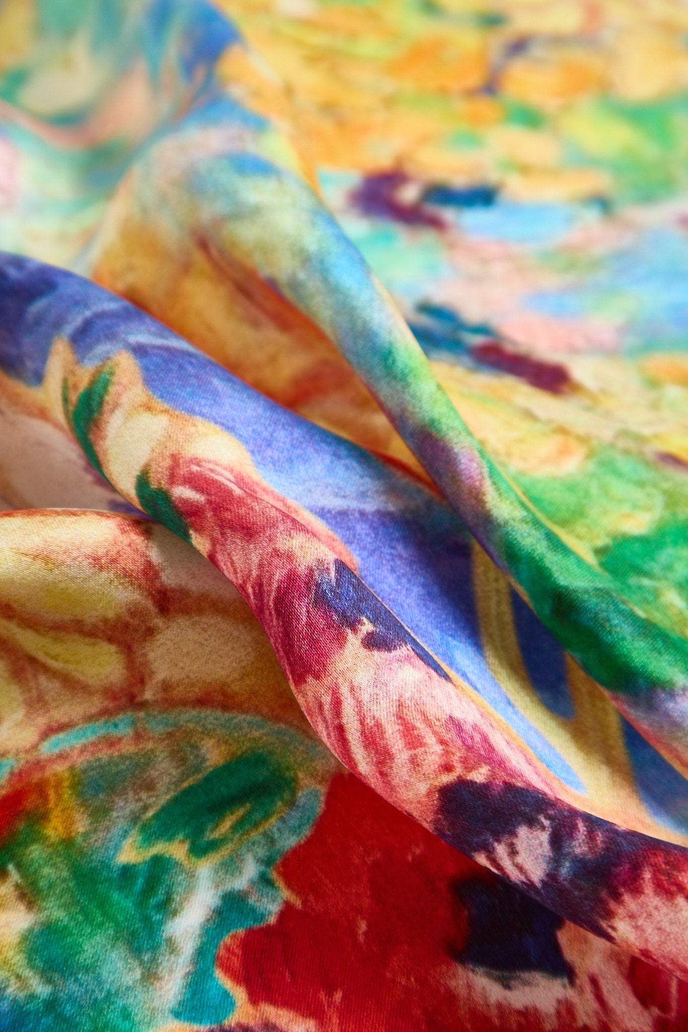 [Multi] SilkSilky Pure Silk Scarf 004