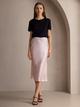 [Light Pink] SilkSilky  Skirt 001