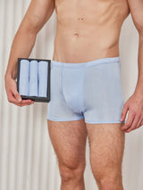 [Light Blue] SilkSilky  100% Silk Jersey Men's Underwear 001